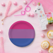 Biフラグ ペーパープレート (パーティー)