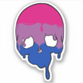 Biプライドドリッピングスカル シール (正面)