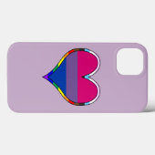 BiプライドハートケースメイトiPhoneケース Case-Mate iPhoneケース (裏面 (横))