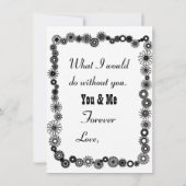 Bi人種的なLGBT "愛及びロマンスの"カード 招待状 (裏面)