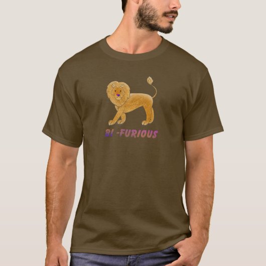 Bi激烈なライオン Tシャツ (正面)