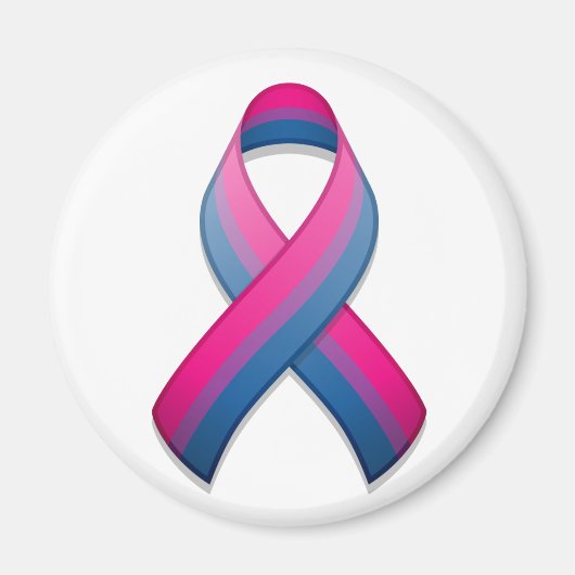 Bi認識度リボン磁石 マグネット (正面)