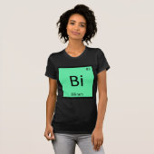 Bi - ビクラムヨガ 化学元素記号表 tシャツ (正面フル)