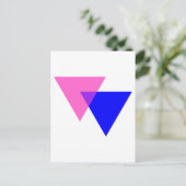 Bi Angles | Bisexual Pride ポストカード (スタンド正面)