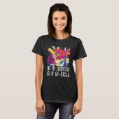 Bi In Winter Is A Bi cicle Bisexual Rainbow Pride  Tシャツ (正面フル)