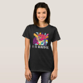 Bi Is Beautiful Bisexual Rainbow Pride Bisexuality Tシャツ (正面フル)