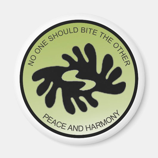 BI NKA BIピースアンド調和マグネット マグネット (正面)