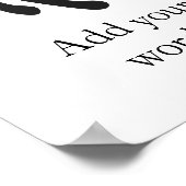 BI NKA BI |調和、平和、協力の象徴 ポスター (角)