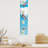 Bi-Plane Growth Chart ポスター (キッチン)