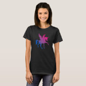 Bi Pride Flag Unicorn Bisexual Premium Tシャツ (正面フル)