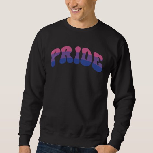 Bi Pride LGBTQ Bisexual Love スウェットシャツ (正面)