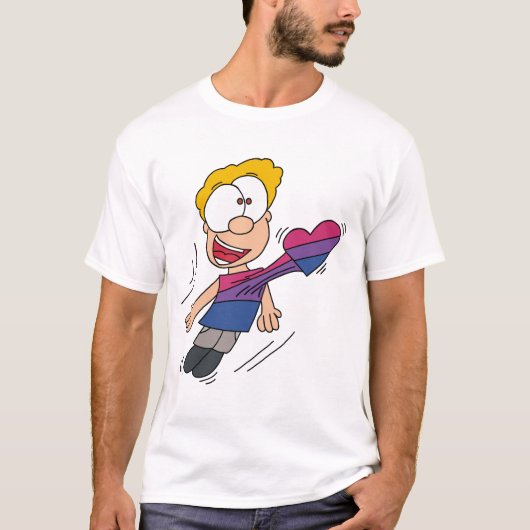 Bi Pride Tシャツ (正面)