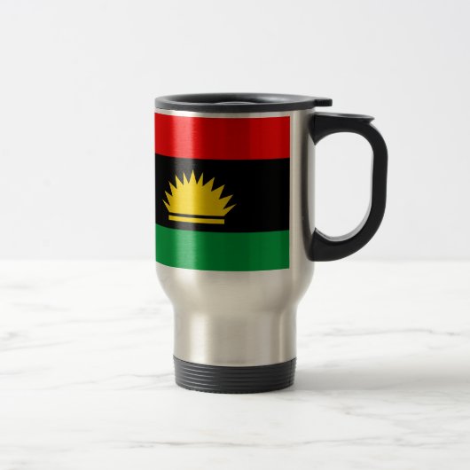 Biafra共和国の少数の人々の民族の旗 トラベルマグ (右)