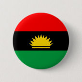 Biafra共和国の少数の人々の民族の旗 缶バッジ (正面)