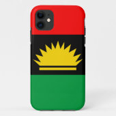 Biafra共和国の少数の人々の民族の旗 Case-Mate iPhoneケース (裏面)