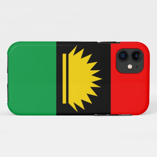 Biafra共和国の少数の人々の民族の旗 Case-Mate iPhoneケース (裏面(横))