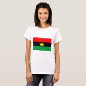 Biafra共和国の少数の人々の民族の旗 Tシャツ (正面フル)