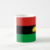 Biafra (Bịafra)の旗 コーヒーマグカップ (中央)