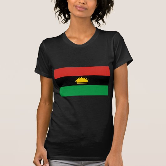 Biafra (Bịafra)の旗 Tシャツ (正面)