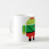 Biafran日曜日Droid コーヒーマグカップ (正面左)