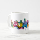 Białystok Poland Skyline コーヒーマグカップ (正面左)