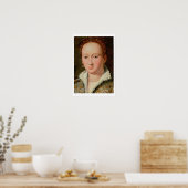 Bianca Cappelloのポートレート, c.1580 (銅の油) ポスター (キッチン)