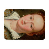 Bianca Cappelloのポートレート, c.1580 (銅の油) マグネット (横)