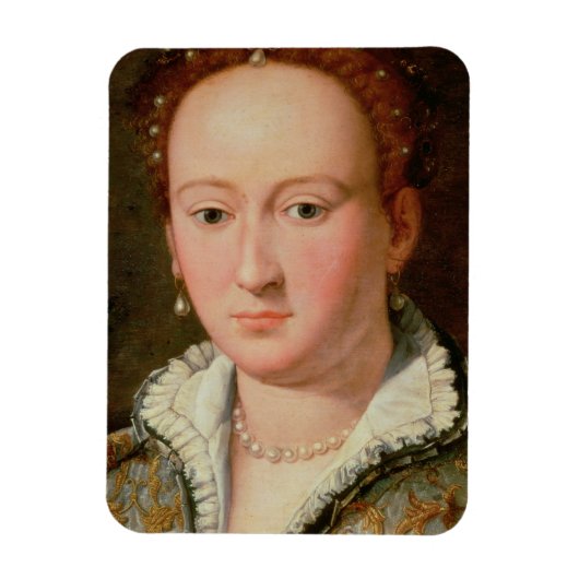 Bianca Cappelloのポートレート, c.1580 (銅の油) マグネット (縦)