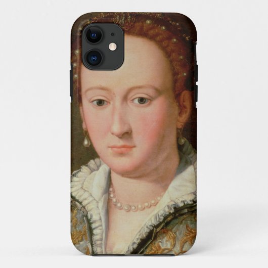 Bianca Cappello、c.1580 (銅のポートレートの油 Case-Mate iPhoneケース (裏面)