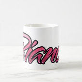 Bianca faded pink Tasse Teetasse Kaffeetasse コーヒーマグカップ (中央)