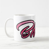 Bianca faded pink Tasse Teetasse Kaffeetasse コーヒーマグカップ (左)