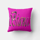 Bianca Girls Nameロゴ、 クッション (裏面)