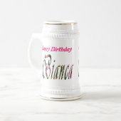 Bianca Girls Nameロゴ、 ビールジョッキ (正面左)