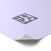 Bianca in薄紫-プリント/ポスター ポスター (角)