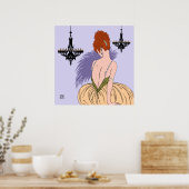 Bianca in薄紫-プリント/ポスター ポスター (キッチン)