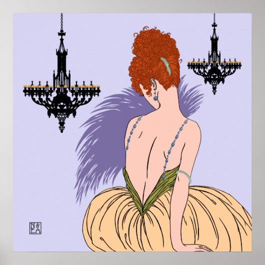 Bianca in薄紫-プリント/ポスター ポスター (正面)