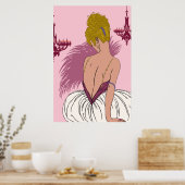 Bianca in Pink - 24 x 36プリント ポスター (キッチン)