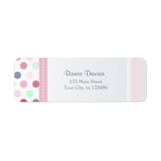 Bianca Return Adressラベル ラベル (正面)