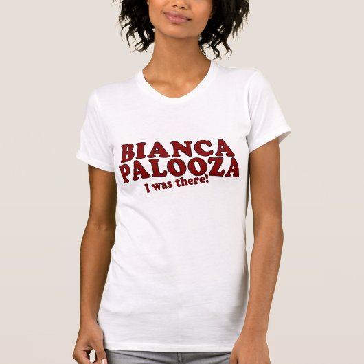 BiancapaloozaのTシャツ Tシャツ (正面)