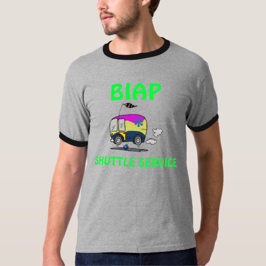 BIAPのシャトルサービス Tシャツ (正面)