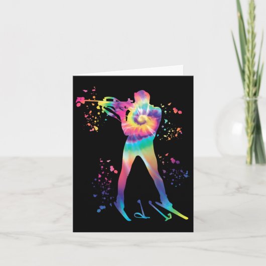 Biathlete Nordic Skiing Biathlon  カード (正面)