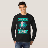 biathlon dad sport winter sports biathlete skier f tシャツ (正面フル)