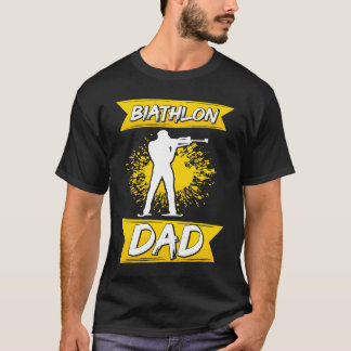 Biathlon Dad  Winter Sports Biathlete Father Mount Tシャツ