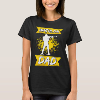 Biathlon Dad  Winter Sports Biathlete Father Mount Tシャツ