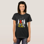 Biathlon Germany winter biathlete skier mountain   Tシャツ (正面フル)