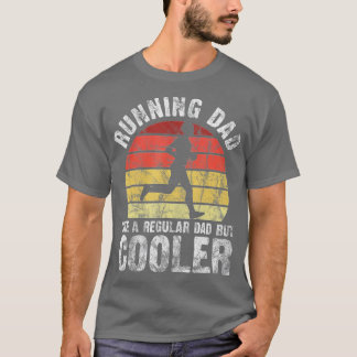 Biathlon Runner Marathon Running Dad Father's Day  Tシャツ
