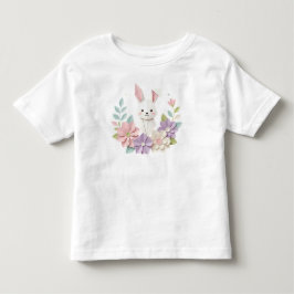 Bibby うさぎ カスタム 動物 パーティー イラスト トドラーTシャツ