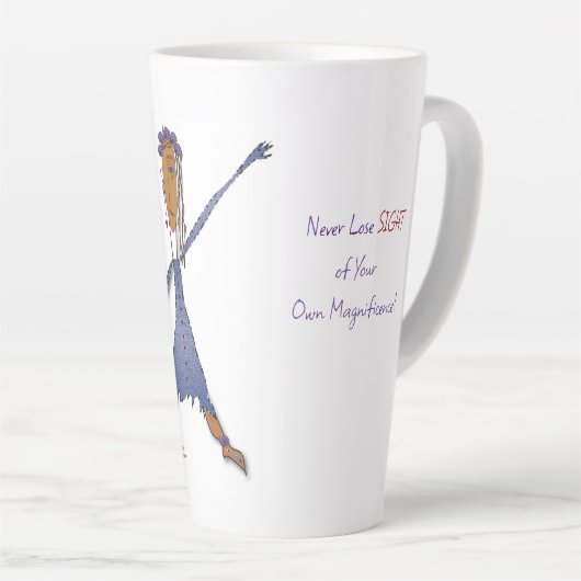 'Bibi' - Never Lose SIGHTラテマグ カフェラテマグ (右アングル)