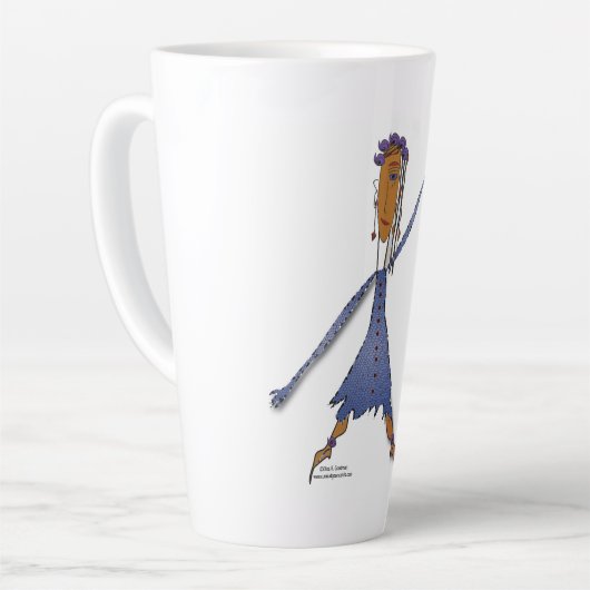 'Bibi' - Never Lose SIGHTラテマグ カフェラテマグ (左アングル)