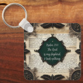 Bibile Psalm 23, gift キーホルダー (正面)